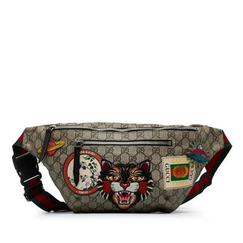 gucci courrier gg supreme belt bag price|gucci guccissima belt bag.